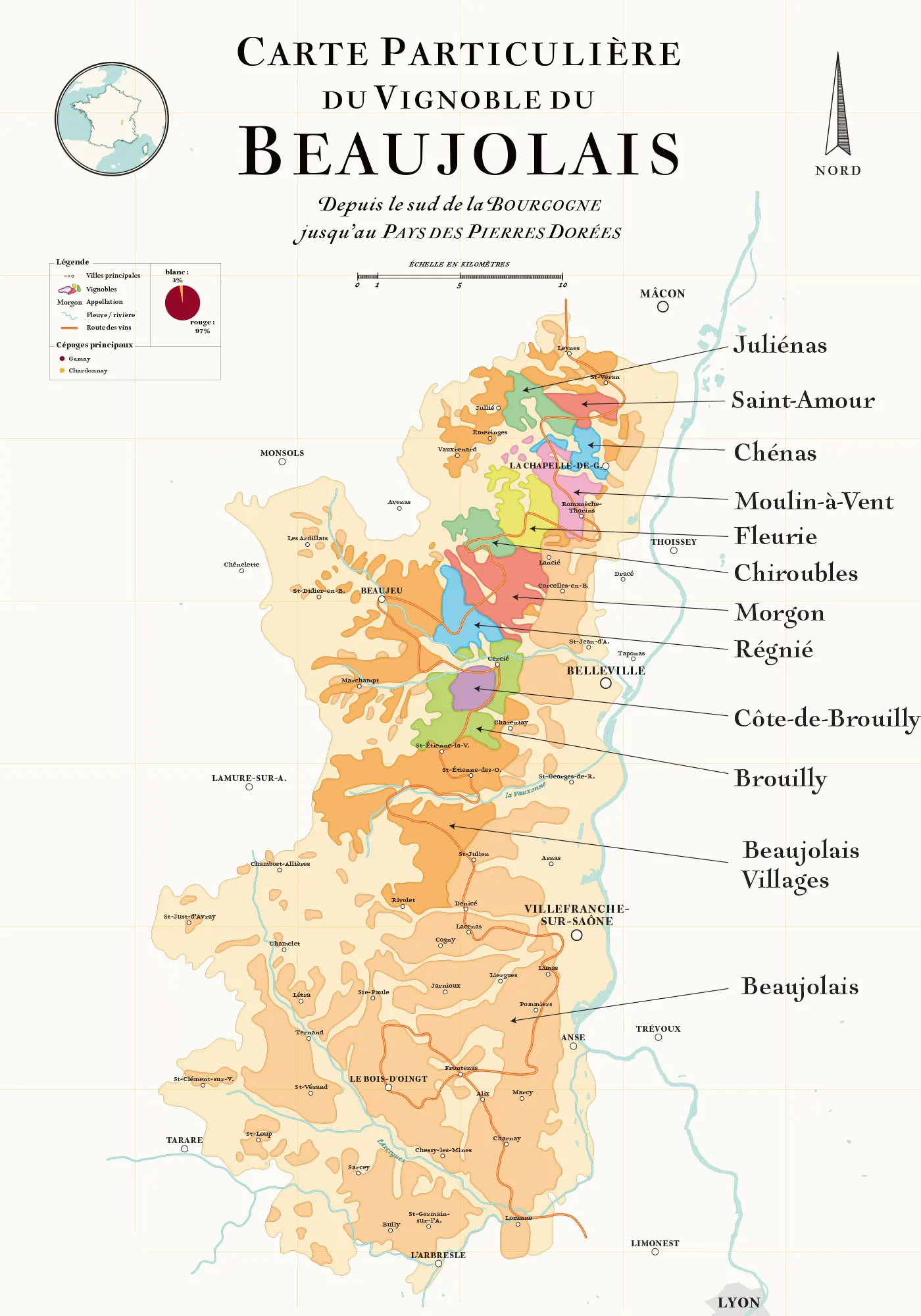 Les vins du Beaujolais