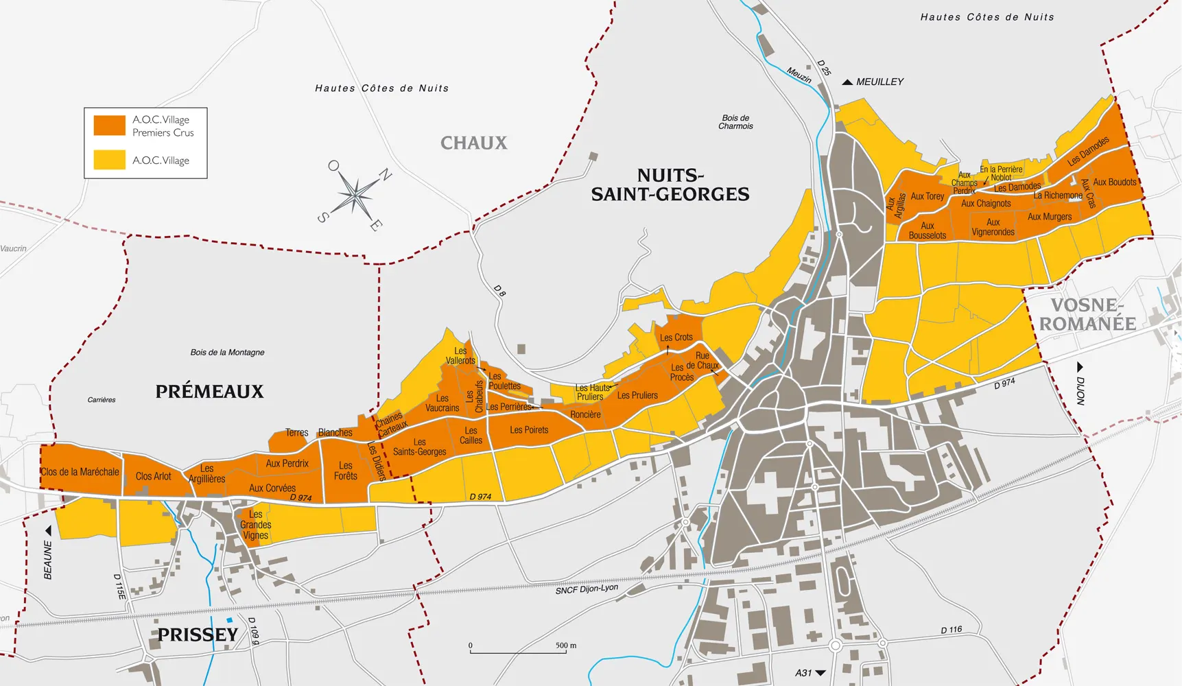 La Côte de Nuits Appellation des vins de Nuits-Saint-Georges