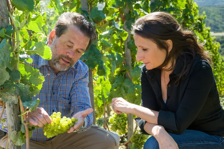 Michel Chapoutier et Anne-Sophie Pic