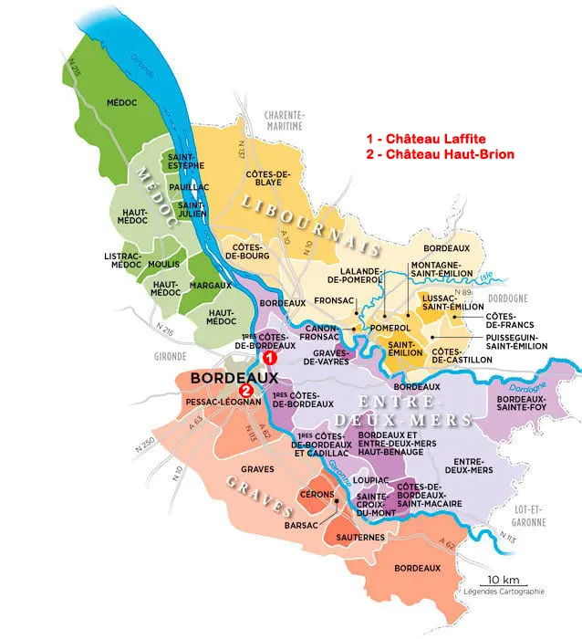 Les vins de Bordeaux