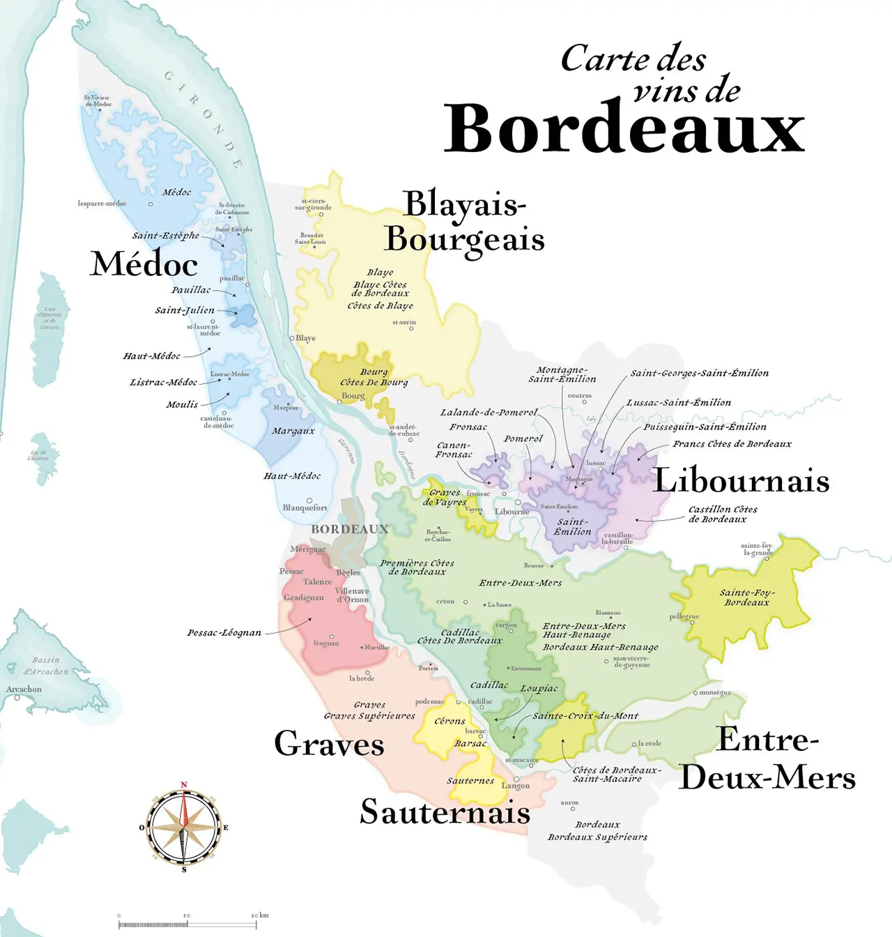 Les vins de Bordeaux